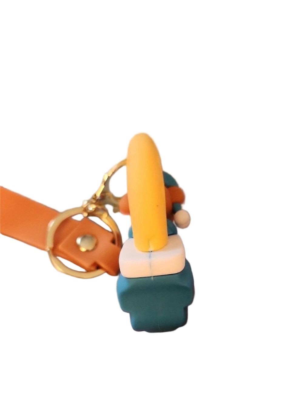 Jerry on a Moon Keychain Yellow and Blue - Picture 5 of 7